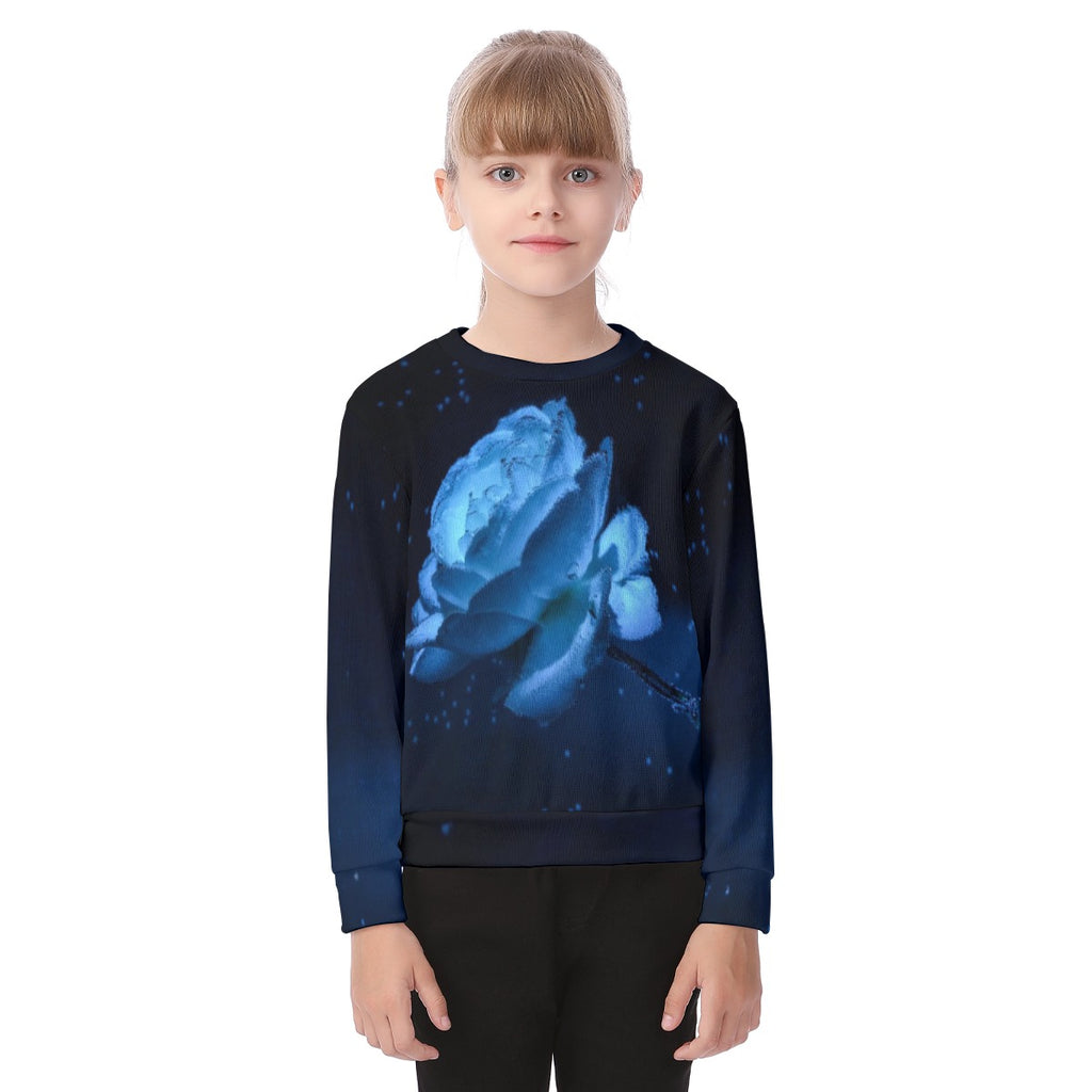 All-Over Print Kid's Thicken Sweater