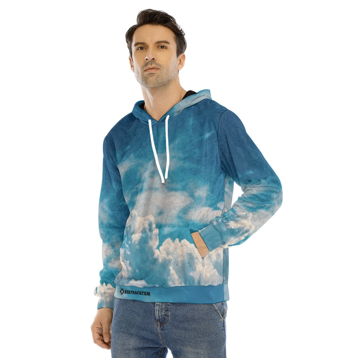 All-Over Print Men's Pullover Hoodie | Velvet