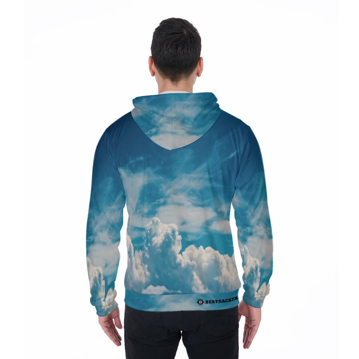 All-Over Print Men's Heavy Fleece Zip Up Hoodie