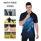 All-Over Print Men's Polo Shirt