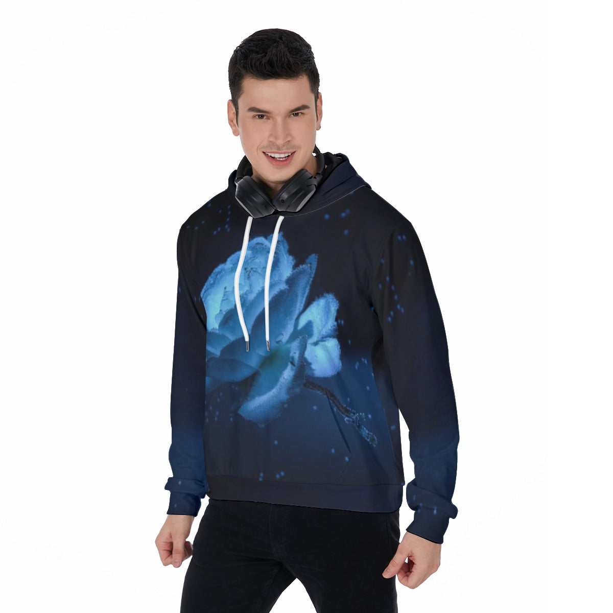 All-Over Print Men's Mirco Fleece Hoodie