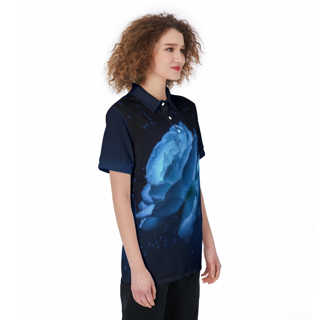 All-Over Print Women's Polo Shirt