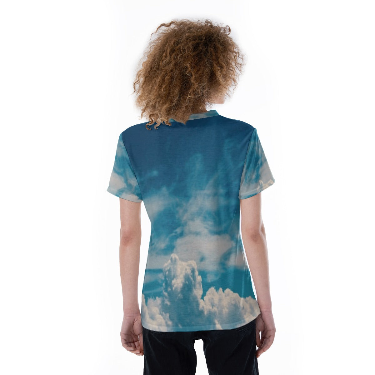 All-Over Print V-neck Women's T-shirt