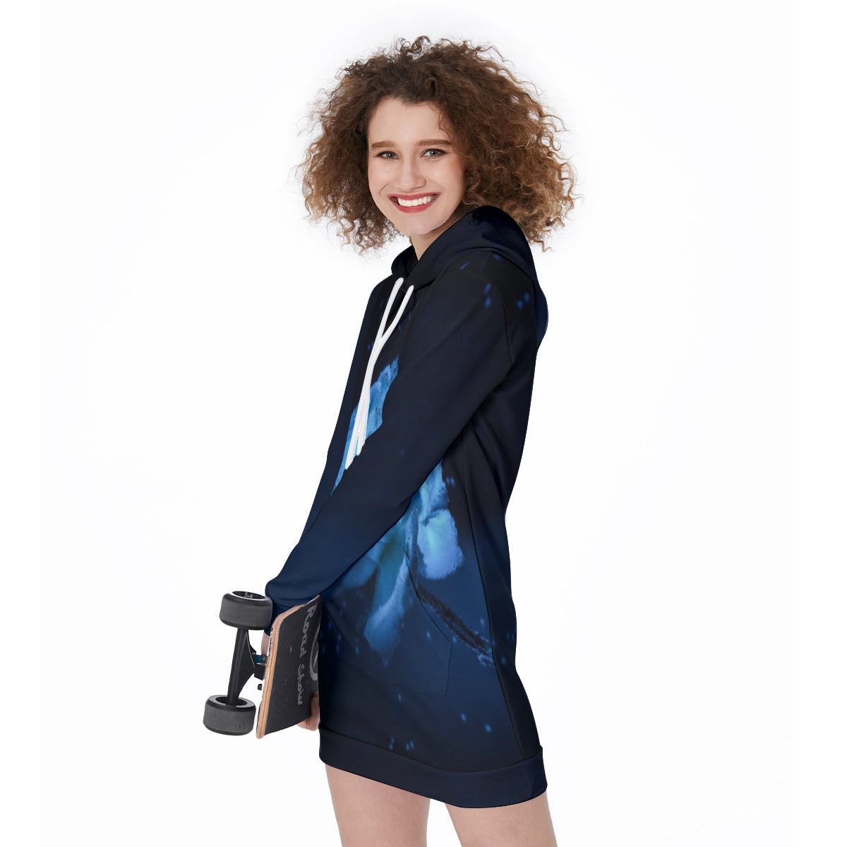 All-Over Print Women's Long Hoodie