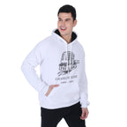 All-Over Print Men's Heavy Fleece Raglan Hoodie - Charlie Kirk Freedom Microphone Collection