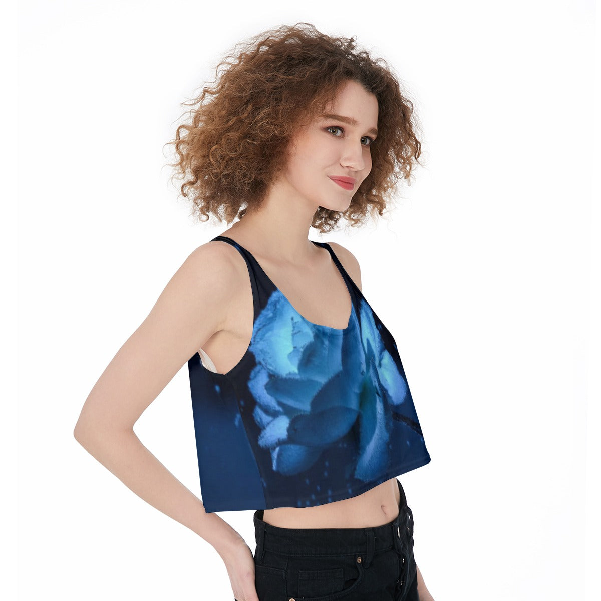 All-Over Print Crop-Tank Top