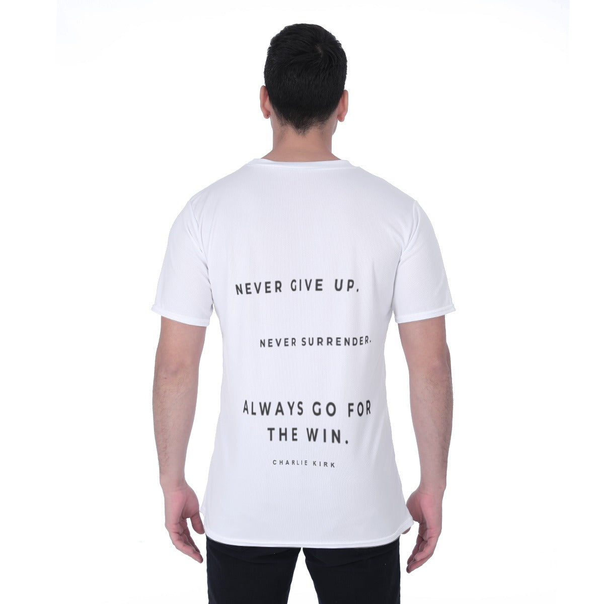 All-Over Print Men's T-shirt | Birdseye - Charlie Kirk Freedom Microphone Collection
