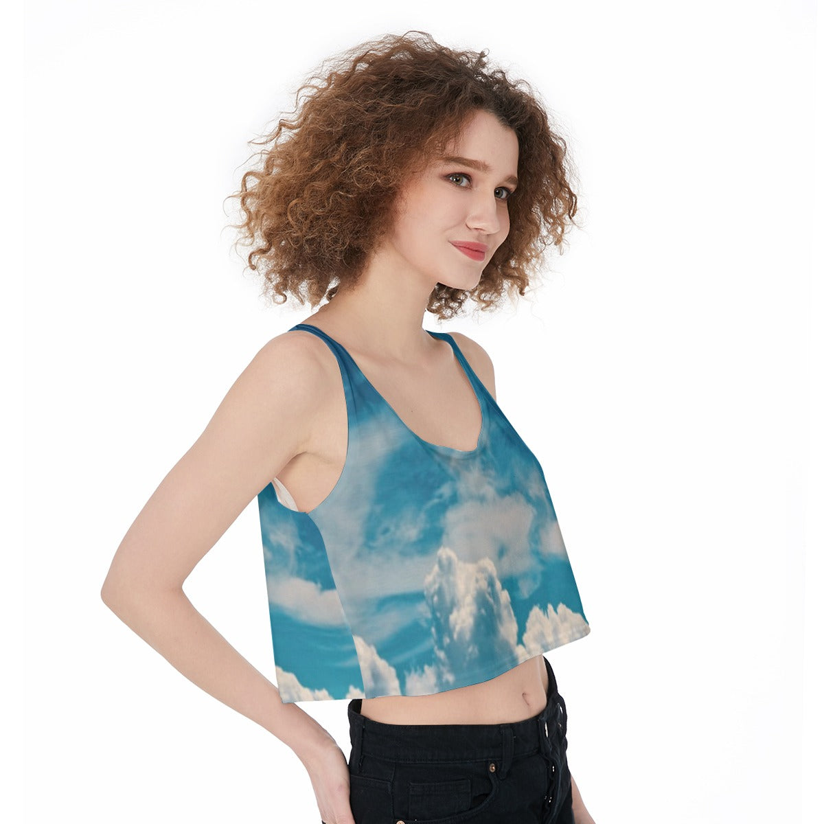 All-Over Print Crop-Tank Top