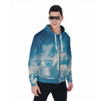 All-Over Print Men's Heavy Fleece Zip Up Hoodie