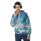 All-Over Print Men's Raglan Pullover Hoodie