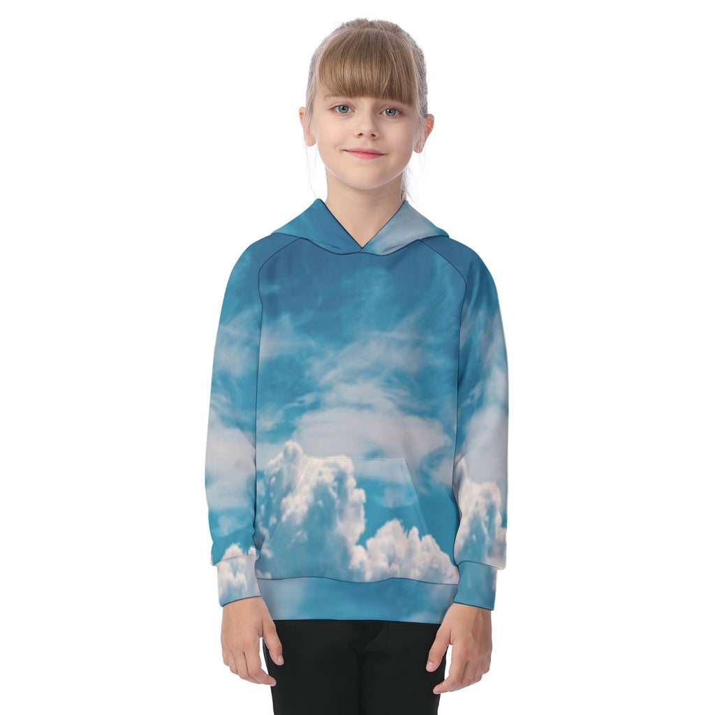 All-Over Print Kid's Raglan Pullover Hoodie