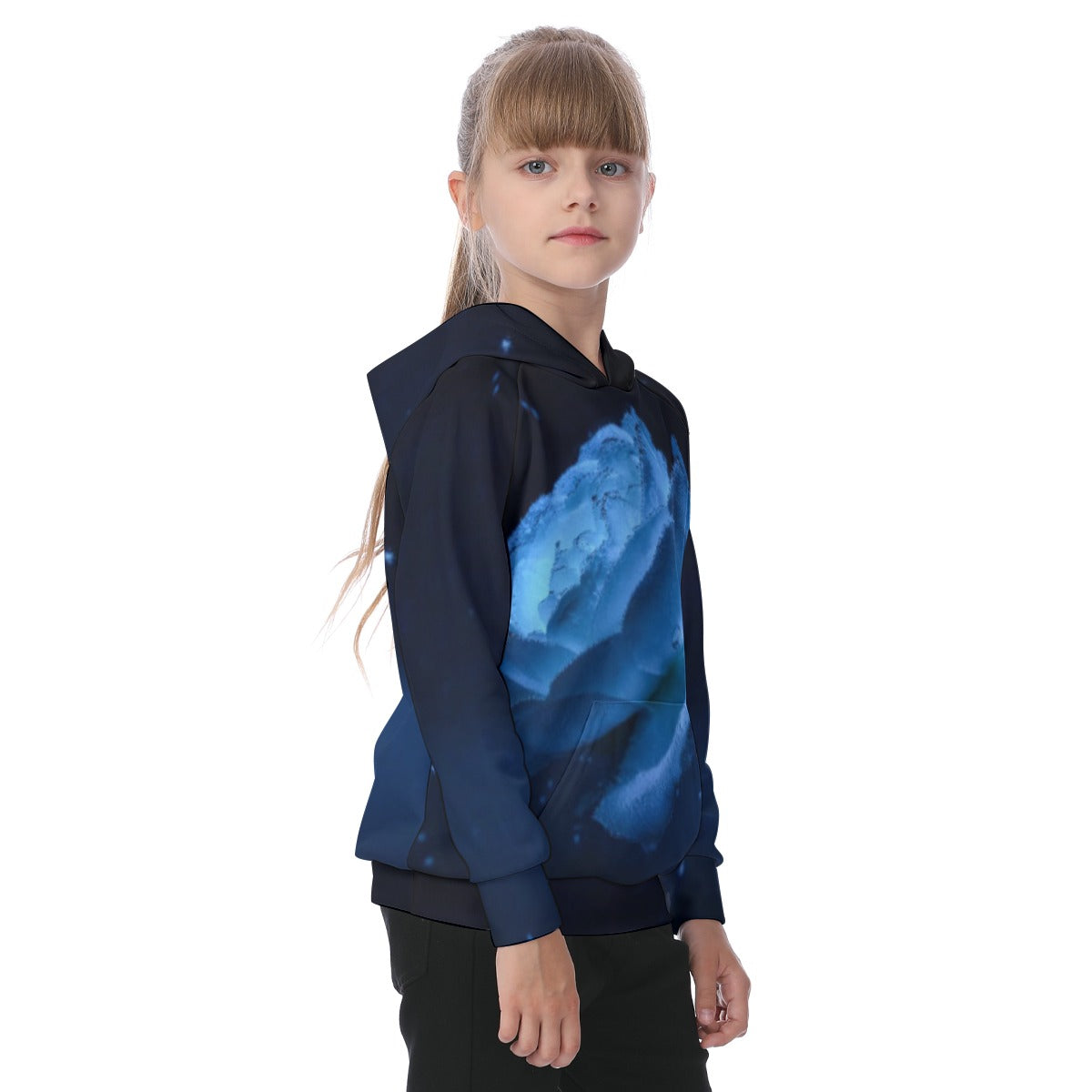 All-Over Print Kid's Raglan Pullover Hoodie