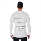 All-Over Print Long Sleeve T-Shirt - Charlie Kirk Freedom Microphone Collection