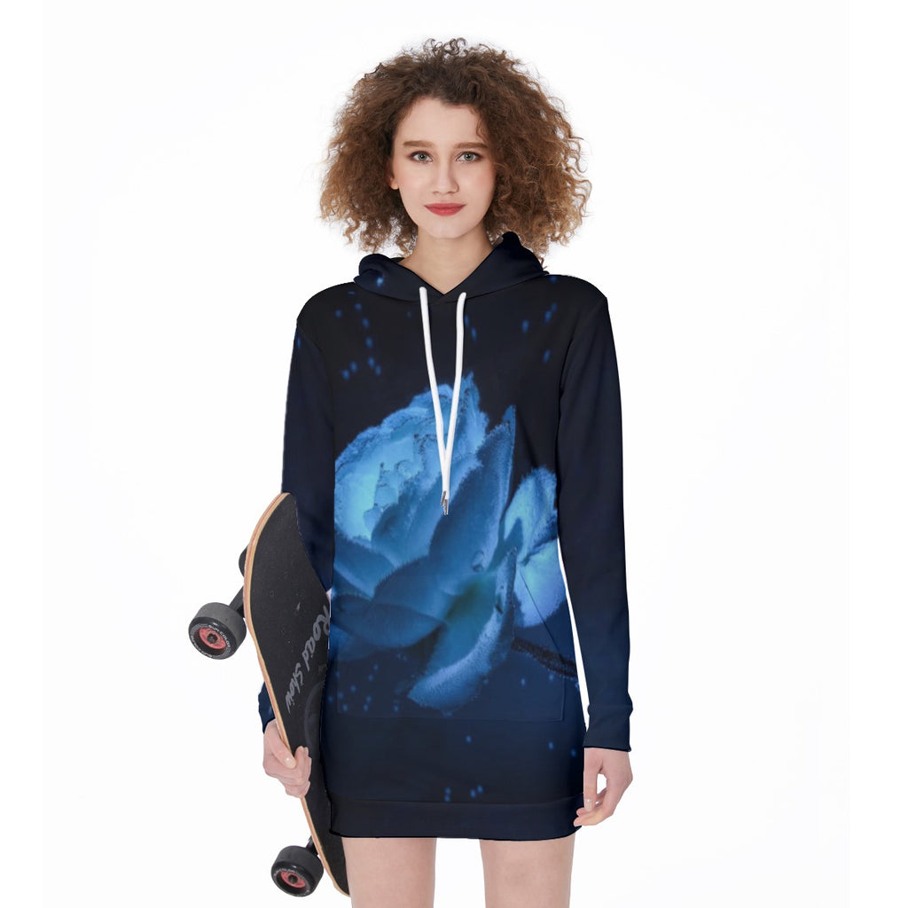 All-Over Print Women's Long Hoodie