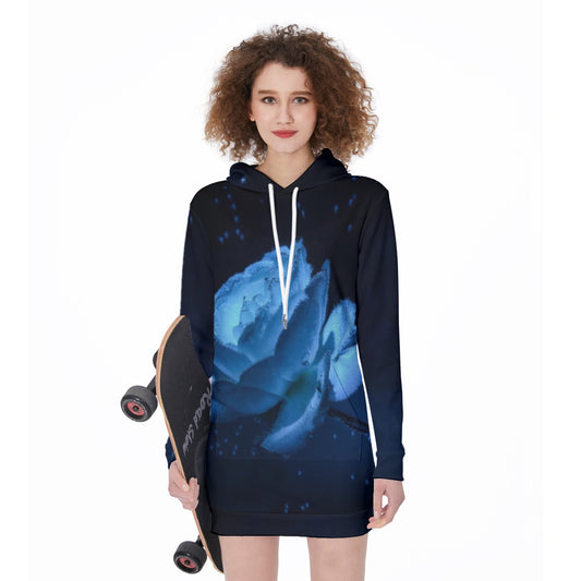 All-Over Print Women's Long Hoodie