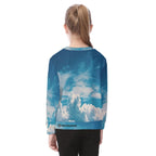 All-Over Print Kid's Thicken Sweater