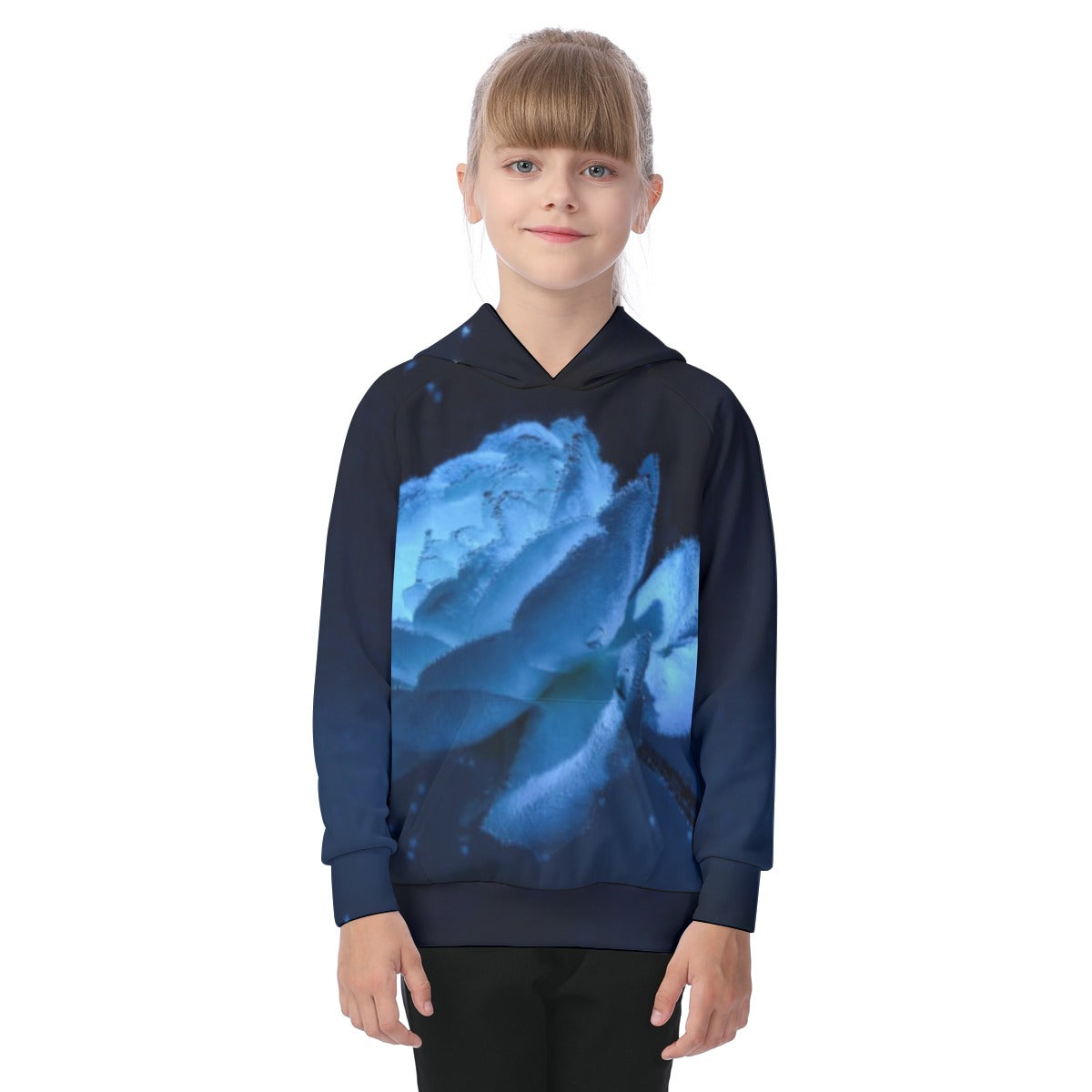 All-Over Print Kid's Raglan Pullover Hoodie